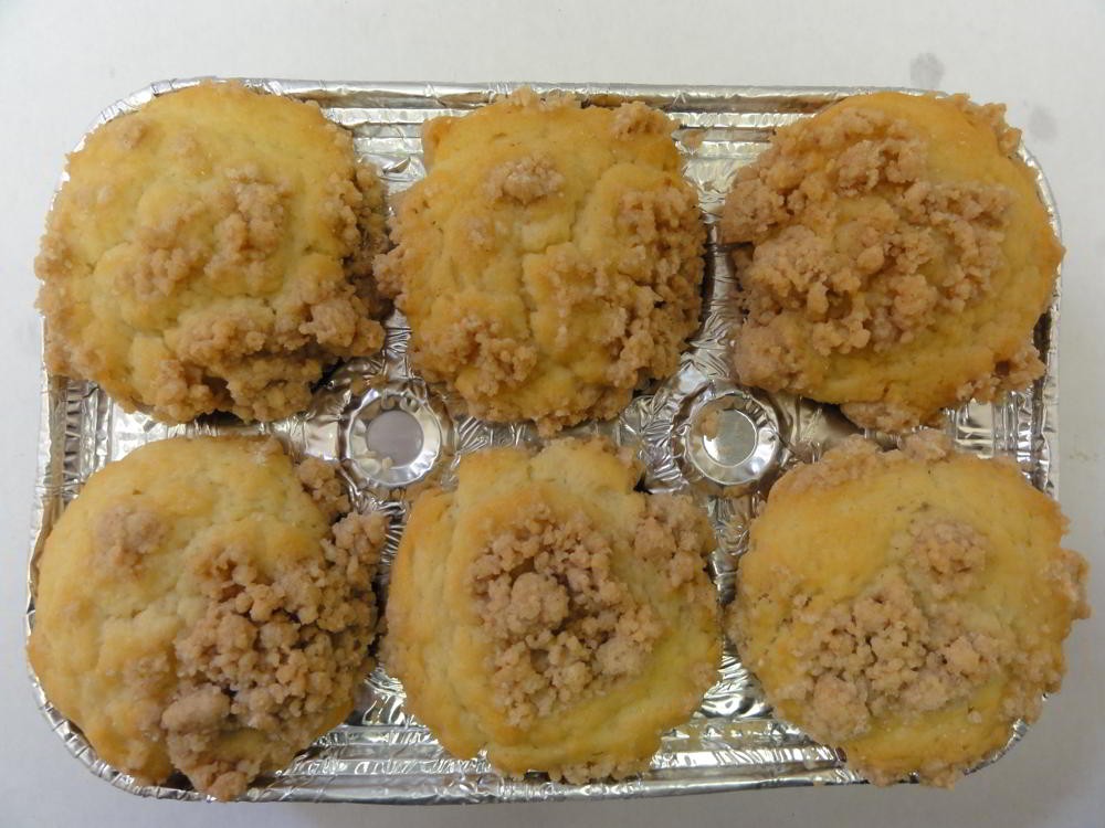 Coffee Cake Muffins (6 Pack)